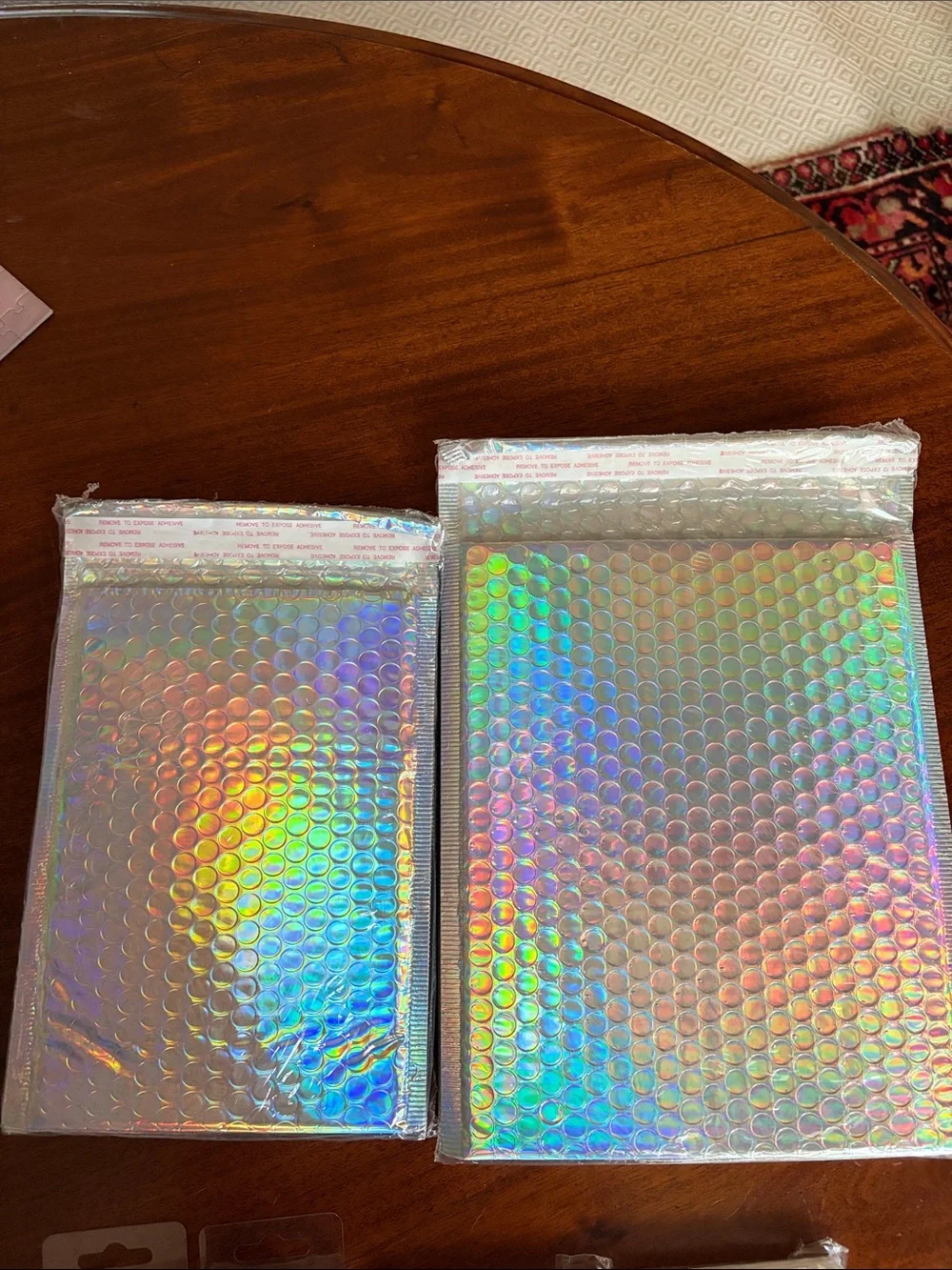 New Resellers items choose bubble mailers, tape measures or thank you cards